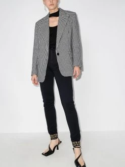 Versace pantalon de jogging à bandes Greca