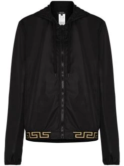 Versace veste légère à bande Greca