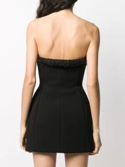 Versace robe à ornements en cristal