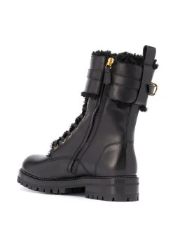 Versace bottines 40 mm à détail d'épingle