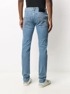 Soldes En Ligne Versace Jean slim à patch logo jeans slim homme 12 Versace jean slim à patch logo