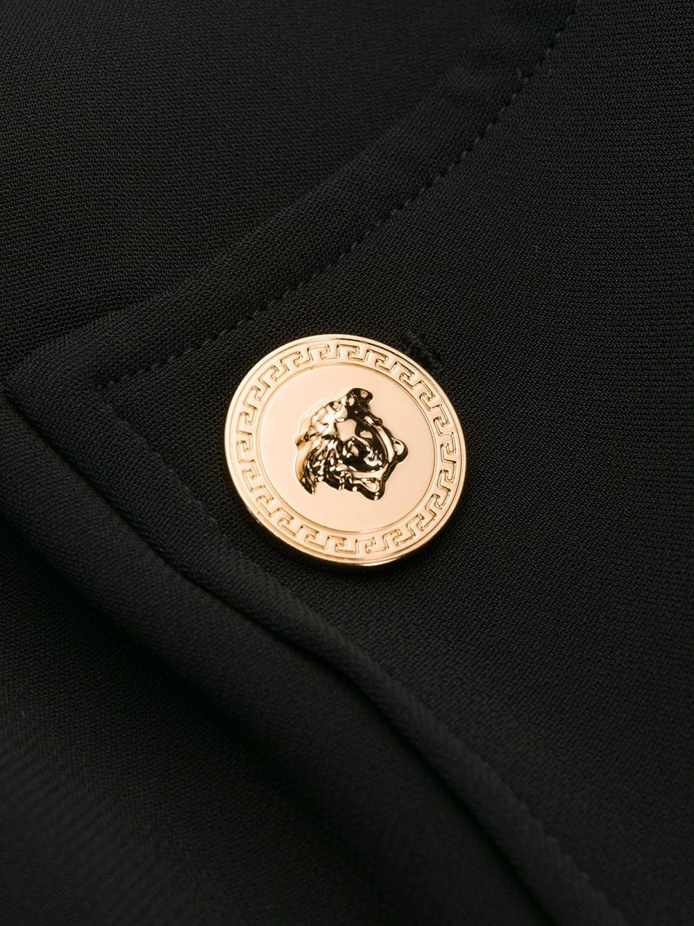 Versace Robe courte à détail d'épingle à nourrice Qualité Fiable robes de jour femme 9 Versace robe courte à détail d'épingle à nourrice