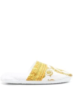 Versace chaussons à imprimé Medusa