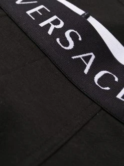 Versace Qualité garantie 100% Lot de deux boxers à bande logo slips & boxers homme 9 Versace lot de deux boxers à bande logo