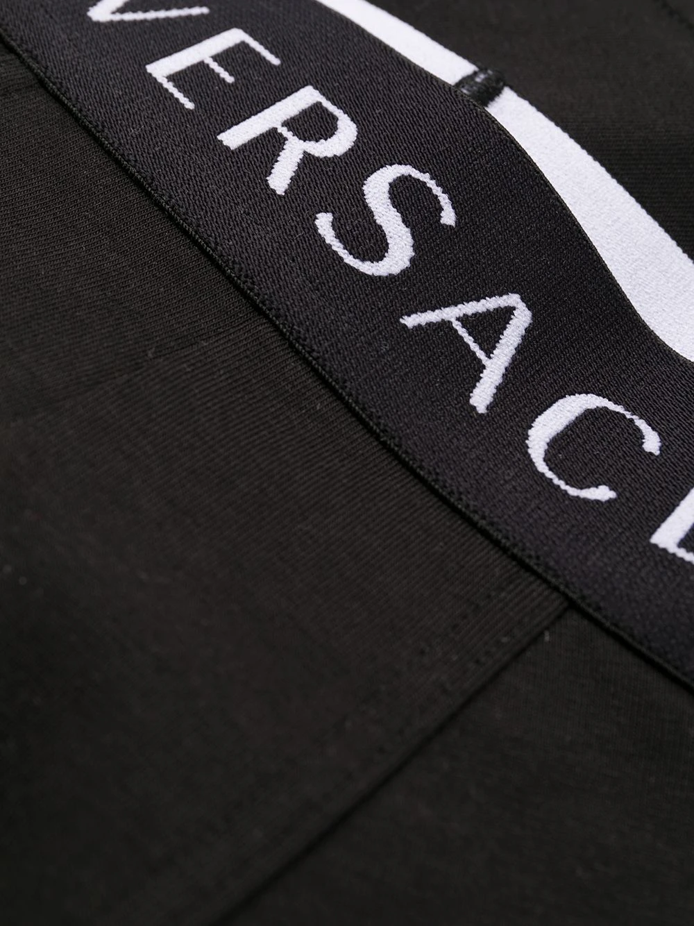 Versace Qualité garantie 100% Lot de deux boxers à bande logo slips & boxers homme 6 Versace lot de deux boxers à bande logo