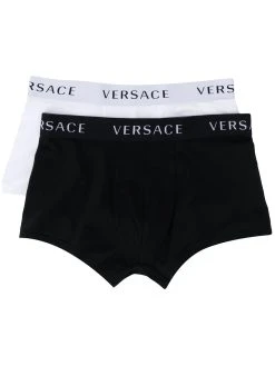 Versace lot de deux boxers à bande logo