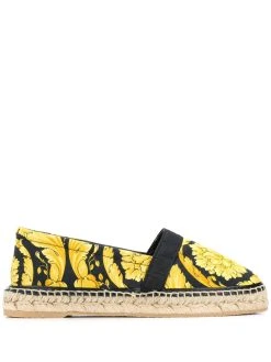 Versace espadrilles à imprimé baroque