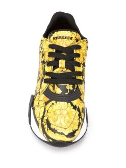 Versace Prix Compétitif Baskets Squalo à motif baroque baskets basses homme 9 Versace baskets Squalo à motif baroque