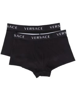 Versace lot de 2 boxers à bande logo