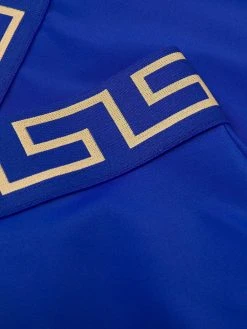 Versace slip de bain à bande Greca