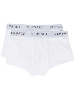 Versace lot de deux slips à bande logo