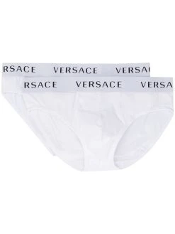 Versace lot de deux boxers à bande logo