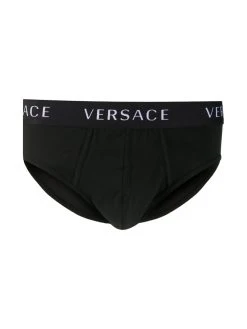 Versace lot de deux slips à logo