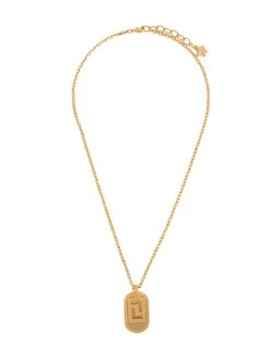 Versace collier à pendentif Greca