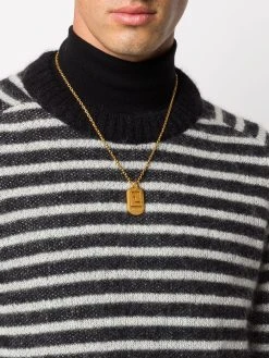 Versace collier à pendentif Greca