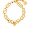 Versace bracelet en chaîne Medusa