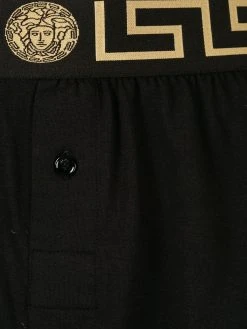 Versace boxer à bande Greca