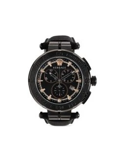 Versace montre chronographe The Greca Chrono 45 mm