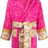 Versace peignoir court à empiècement Baroque