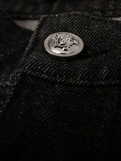 Versace jean droit à détails graphiques