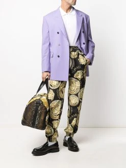 Versace polo à patch logo