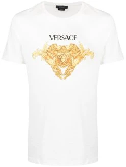 Versace t-shirt à logo Medusa