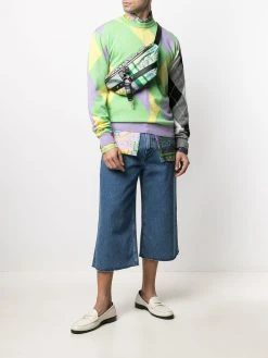 Versace pull en maille intarsia