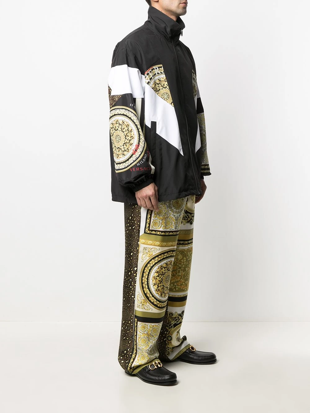 Versace Prix Équitable Veste à imprimé Barocco Mosaic vestes légères homme 5 Versace veste à imprimé Barocco Mosaic