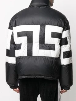 Versace veste matelassée à imprimé Greca