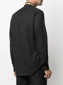 Versace chemise à broderies au col