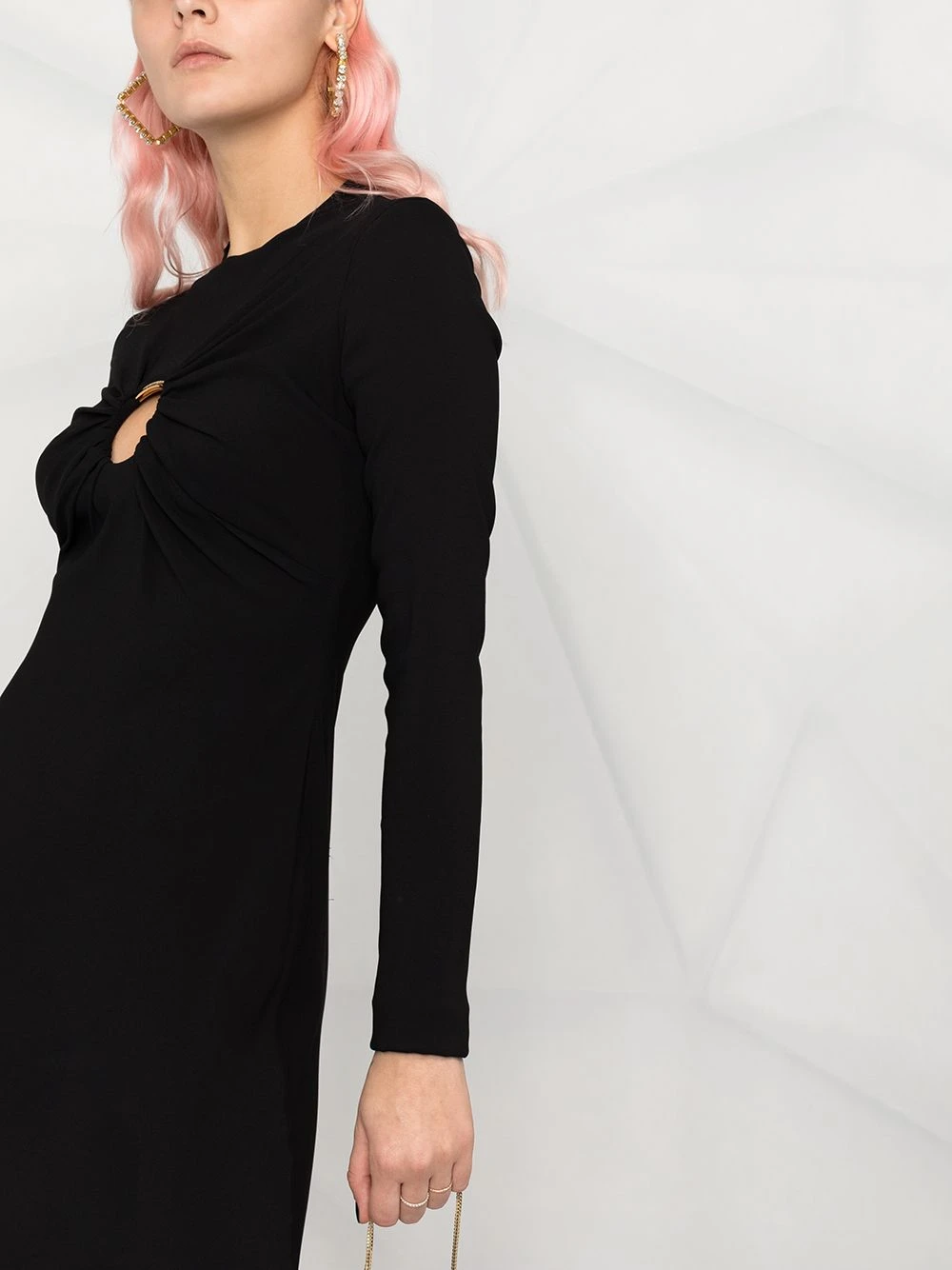 Prix Préférentiel Versace Robe mi longue à détails de découpes robes de soirée & robes de cocktail femme 5 Versace robe mi-longue à détails de découpes