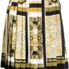Versace jupe plissée imprimée