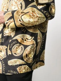 Versace chemise de pyjama à imprimé Medusa