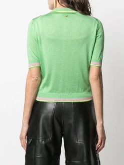 Versace polo à losanges