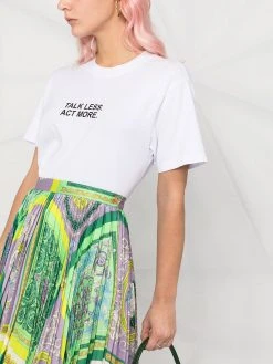 Versace jupe mi-longue à imprimé baroque