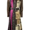 Versace robe mi-longue imprimée
