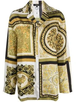 Versace chemise à imprimé baroque