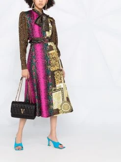 Versace sac porté épaule Virtus matelassé