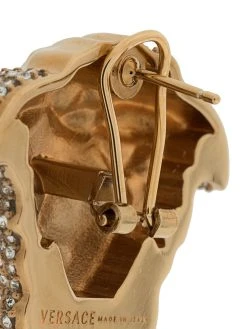 Versace boucles d'oreilles Medusa à ornements en cristal
