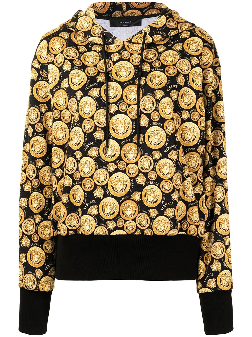 Versace Hoodie à motif Medusa Medallion Marchandise de première qualité hoodies femme 3 Versace hoodie à motif Medusa Medallion