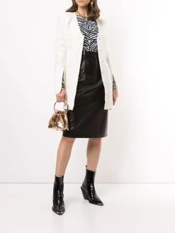 Versace jupe-crayon à taille haute