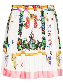 Versace jupe à imprimé Trésor de La Mer