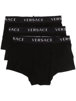 Versace lot de trois boxers à logo