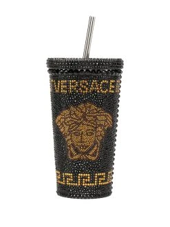Versace tasse de voyage Medusa ornée de cristaux
