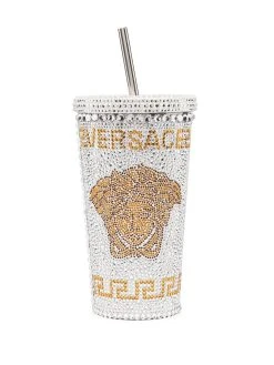 Versace tasse de voyage Medusa ornée de cristaux