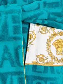 Versace peignoir à logo