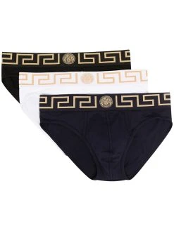 Versace lot de trois boxers Medusa Greca
