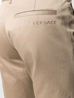 Versace pantalon chino à détails Barocco