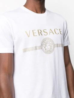 Versace t-shirt à logo imprimé