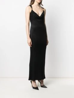 Versace robe longue à détails Medusa